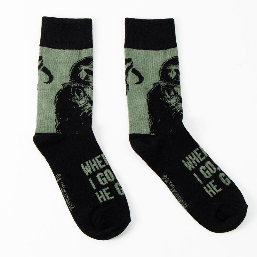 Mandalorian Star Wars adult socks