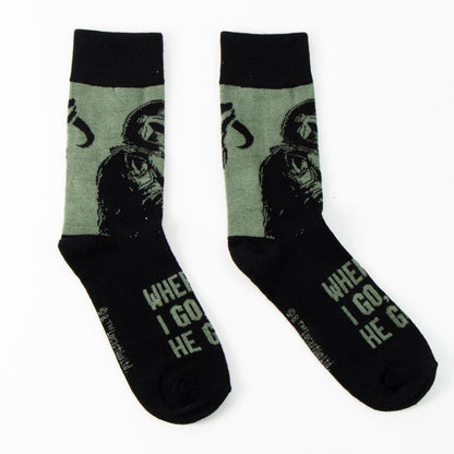 Mandalorian Star Wars adult socks