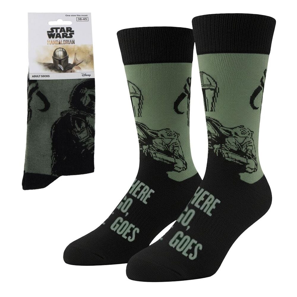 Mandalorian Star Wars adult socks