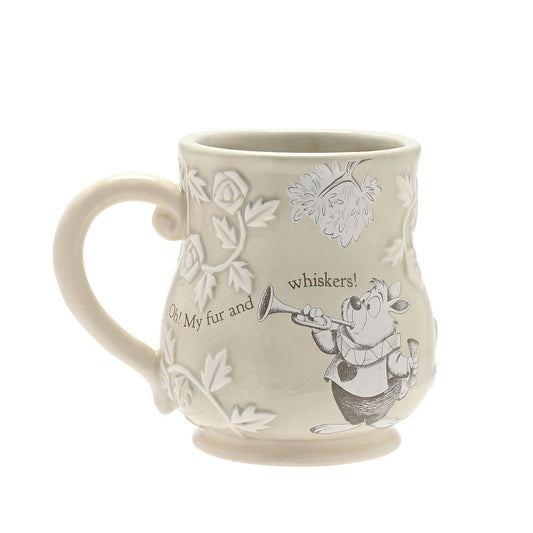 disney alice in wonderland white rabbit mug