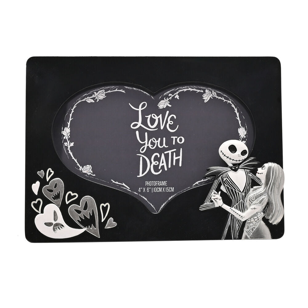love you to death nightmare before christmas disney photo frame