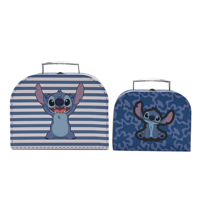 set of 2 stitch disney storage boxes