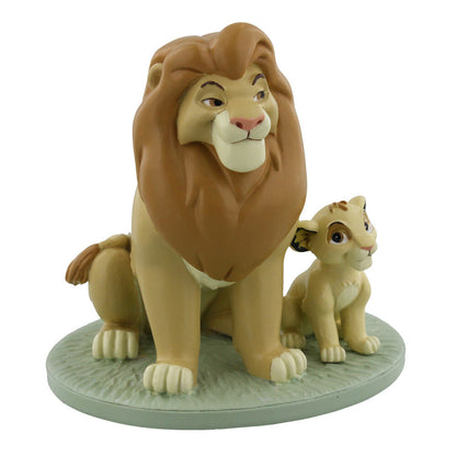 mufasa & simba figurine from the lion king disney