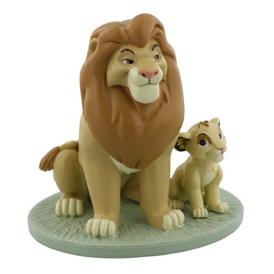 mufasa & simba figurine from the lion king disney