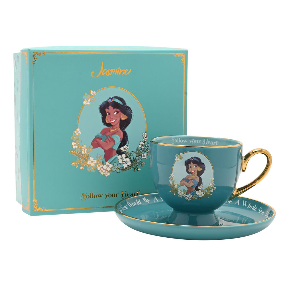 Xícara e pires da Princesa Jasmine da Disney