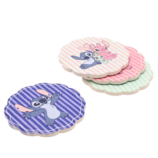 Ensemble de 4 sous verres en céramique Stitch Disney