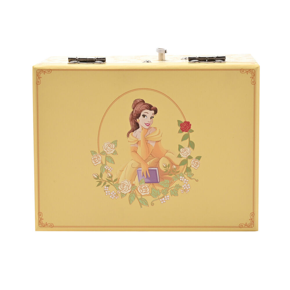 Caja de música para joyas de la princesa Bella de Disney