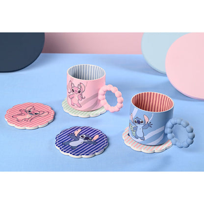 Set di 4 sottobicchieri in ceramica di Stitch della Disney