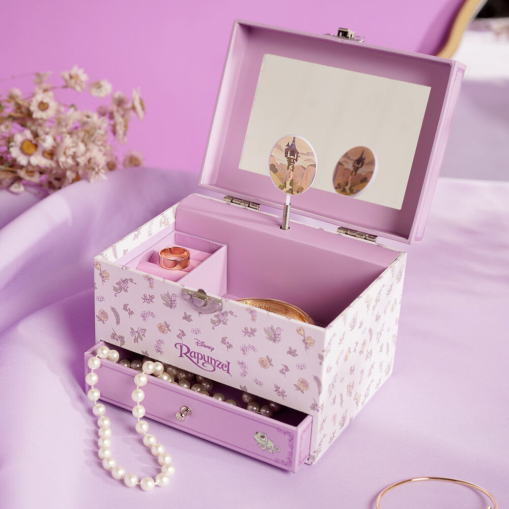 Boîte à bijoux musicale Raiponce Princesse Disney