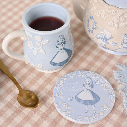 Set mit 4 Disney Alice im Wunderland Untersetzern
