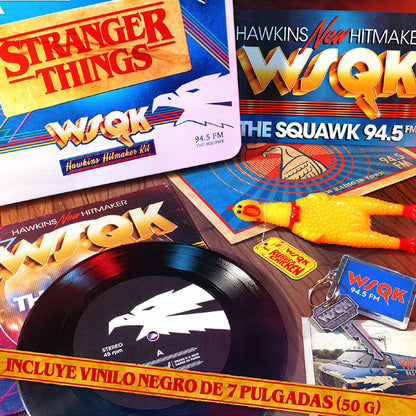 WSQK Hawkins Hitmaker Stranger Things metal box