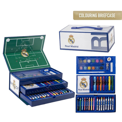 real madrid colorable briefcase