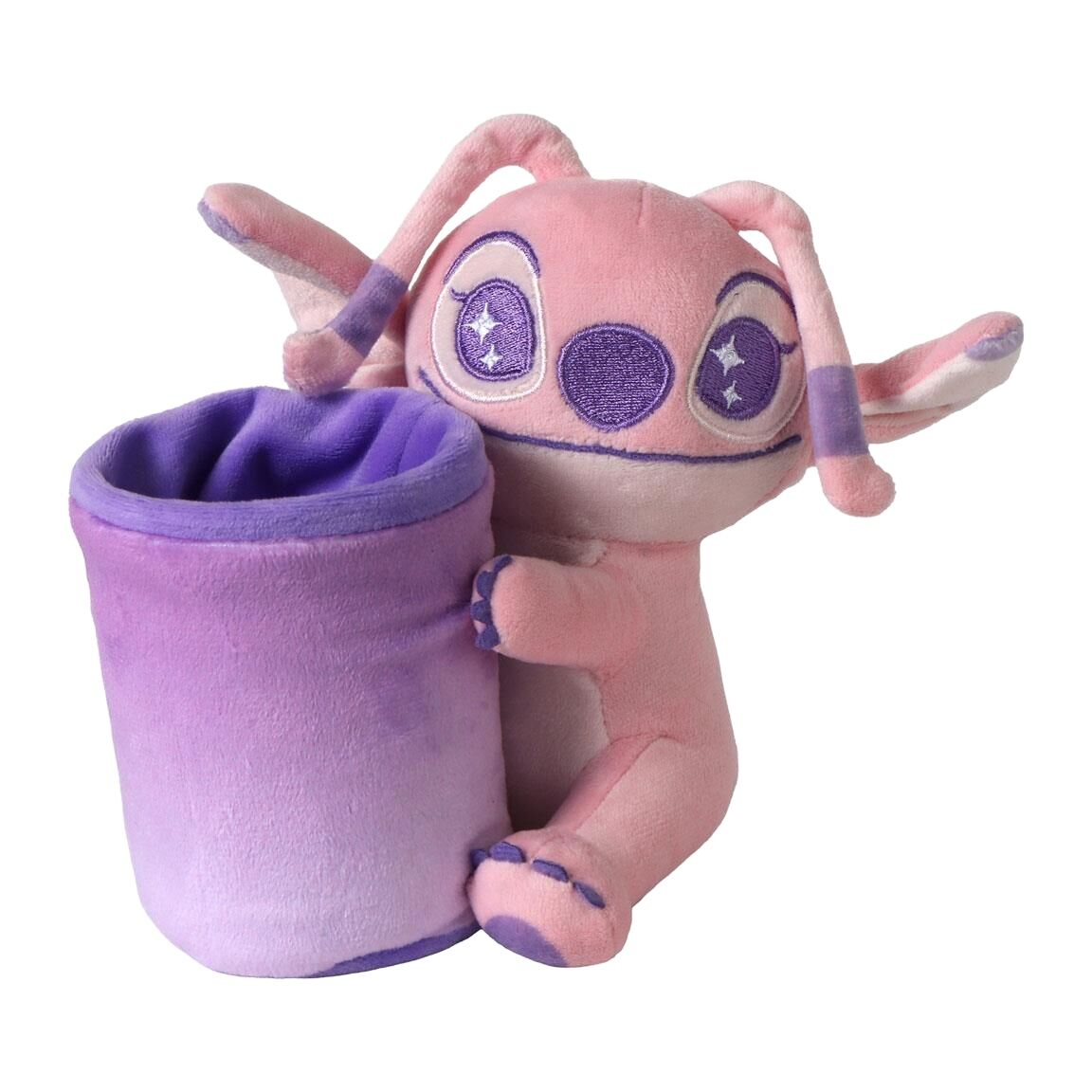 disney angel stitch plush pencil holder
