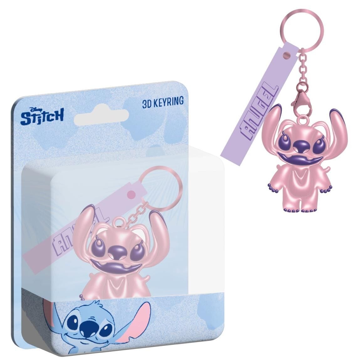 Disney Angel Stitch Keychain