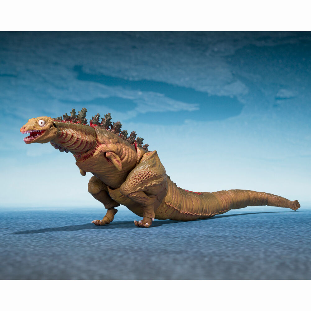 Set di personaggi S H MonsterArts La seconda forma e la terza forma e la gigantesca creatura non identificata Godzilla