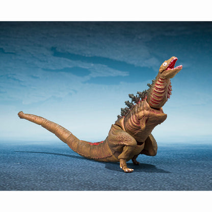 Set di personaggi S H MonsterArts La seconda forma e la terza forma e la gigantesca creatura non identificata Godzilla