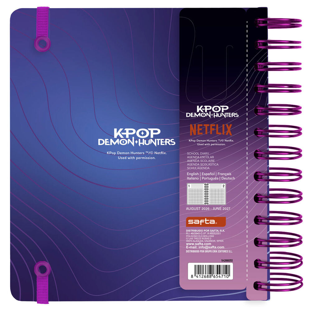 KPop Demon Hunters School Agenda 20262027
