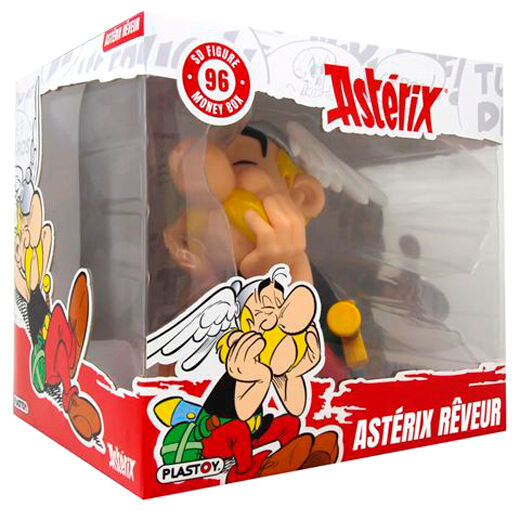 Asterix als sitzende Sparschweinfigur  15 cm