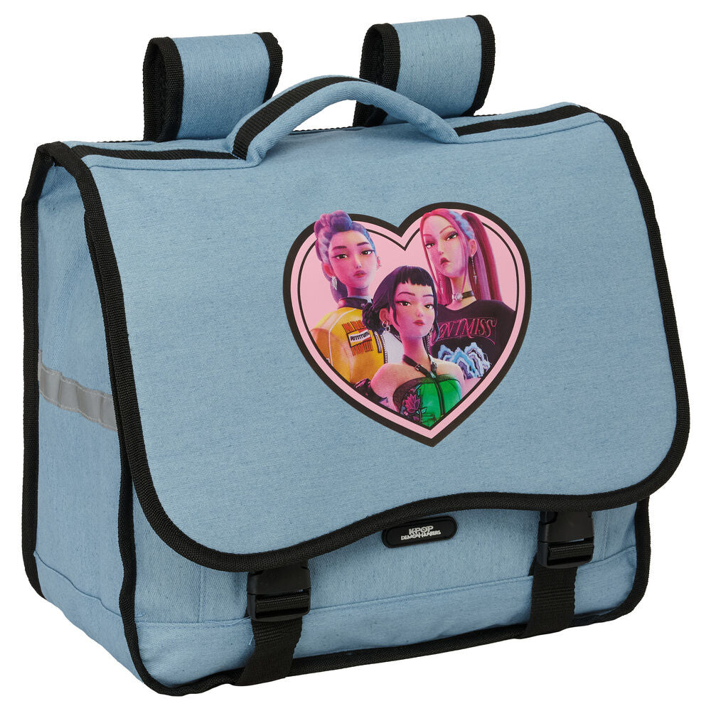 huntrix kpop demon hunters satchel backpack 40cm