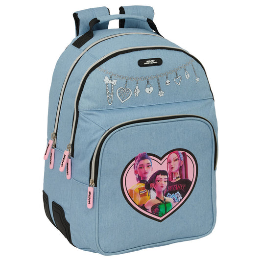 huntrix kpop demon hunters backpack 42cm adaptable