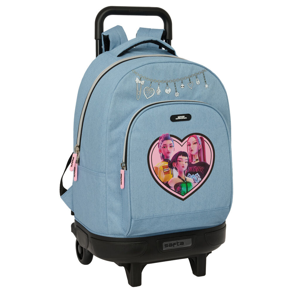 huntrix kpop demon hunters compact trolley 45cm