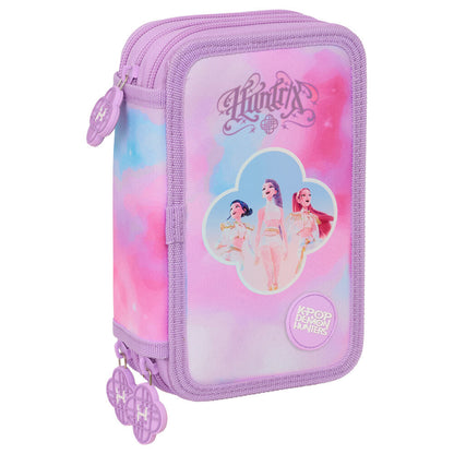 artist kpop demon hunters triple pencil case 37pcs
