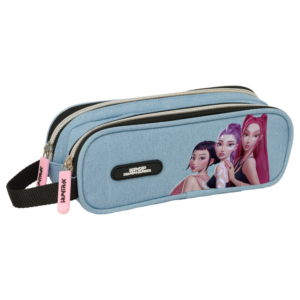 huntrix demon hunters kpop double pencil case