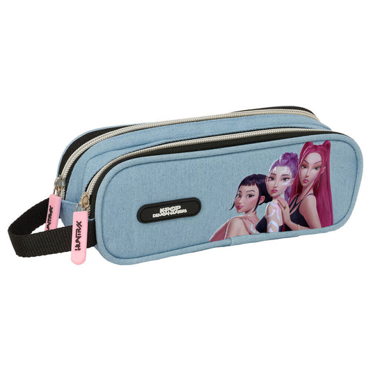 huntrix demon hunters kpop double pencil case