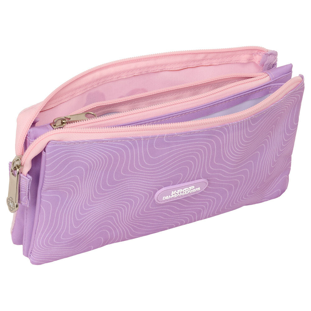 Iconic Kpop Demon Hunters triple pencil case