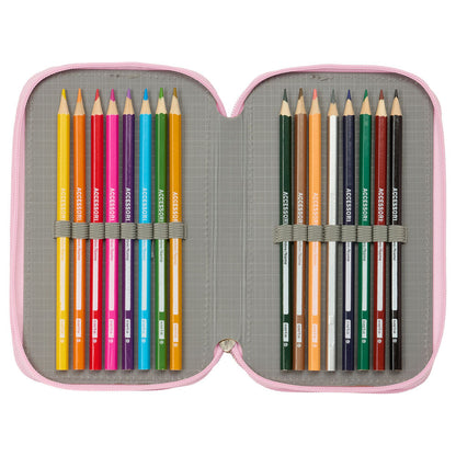 Trousse triple Demon Hunters Kpop iconique (37 pièces)
