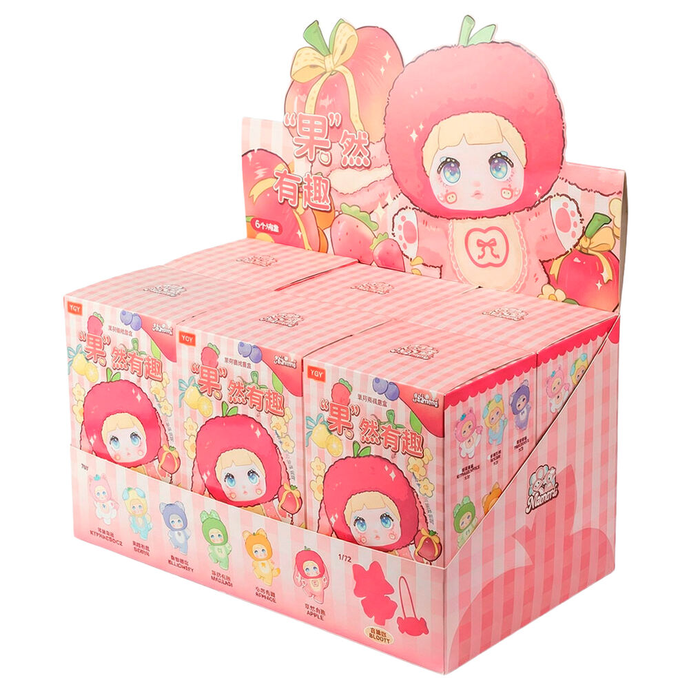 Nommi 18cm Caixa Surpresa com Pelúcia Sortida  Série Frutas Interessantes