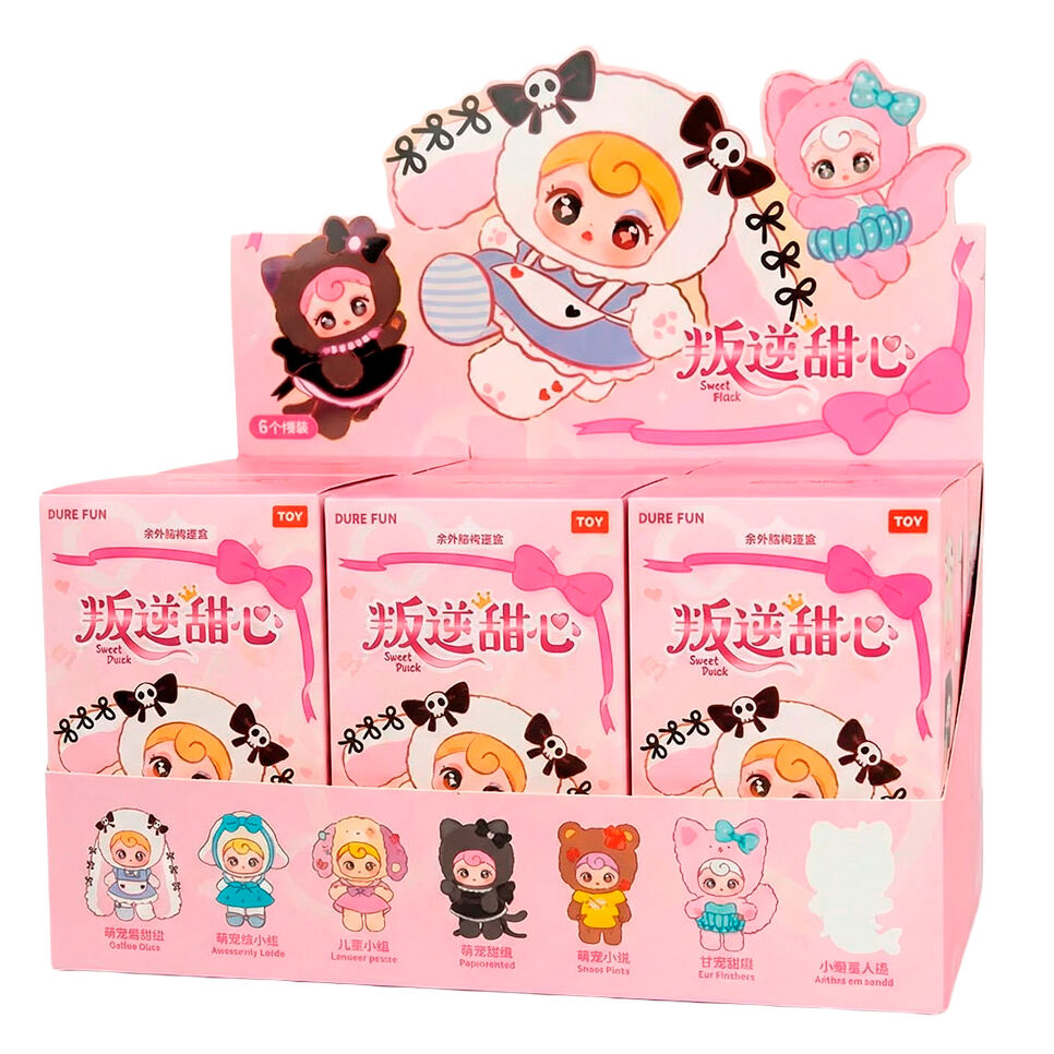 Sunycoco Sweet Rebel Series Nommi Peluche Surprise 20cm Boîte Blind Box (Assorties)