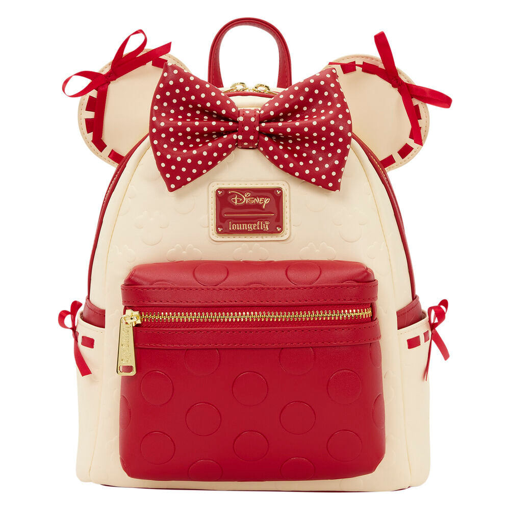 rocks the dots coquette minnie mouse disney loungefly backpack 26cm