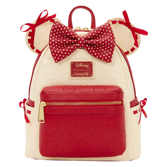 Mochila Loungefly Disney Coquette Minnie Mouse Rocks the Dots de 26 cm