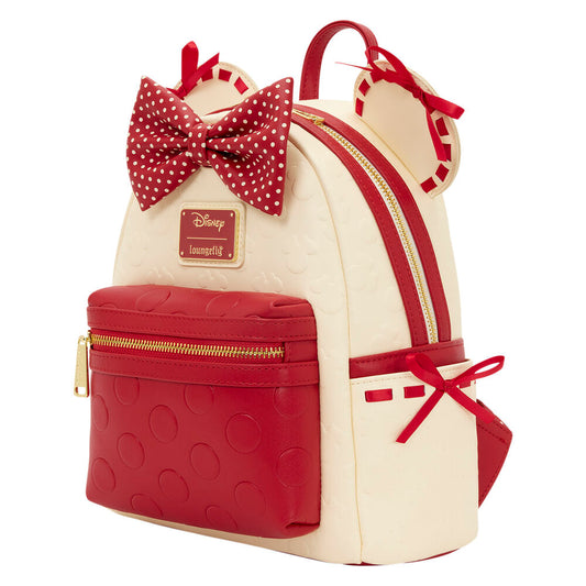 Mochila Loungefly Disney Coquette Minnie Mouse Rocks the Dots de 26 cm