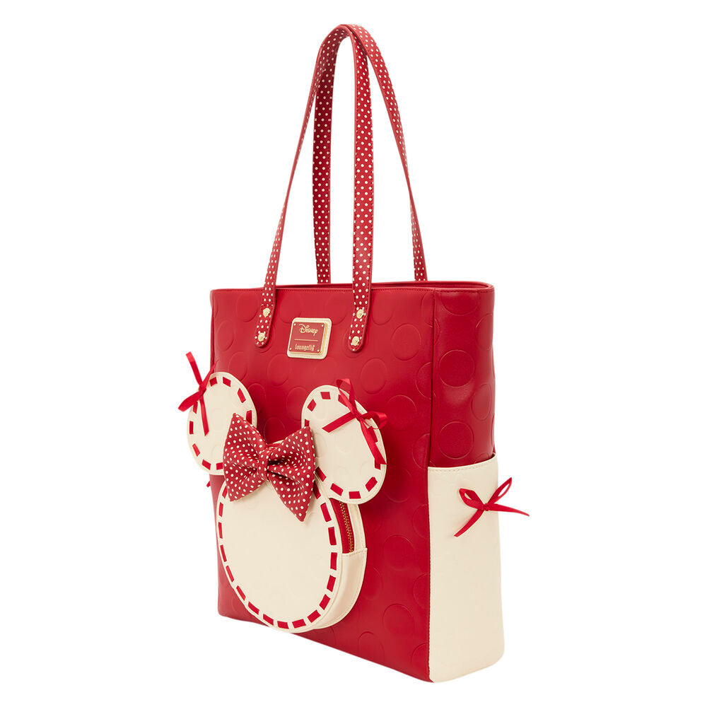 Sac Loungefly Disney Coquette Minnie Mouse à pois