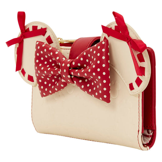 Portafoglio Loungefly Rocks the Dots Coquette Minnie Mouse Disney