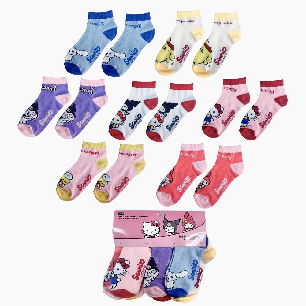 hello kitty and friends socks set