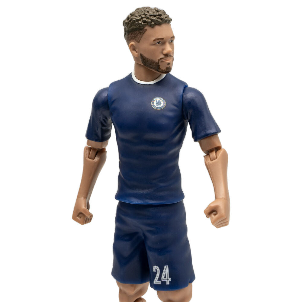 Action figure di Reece James del Chelsea alta 20 cm