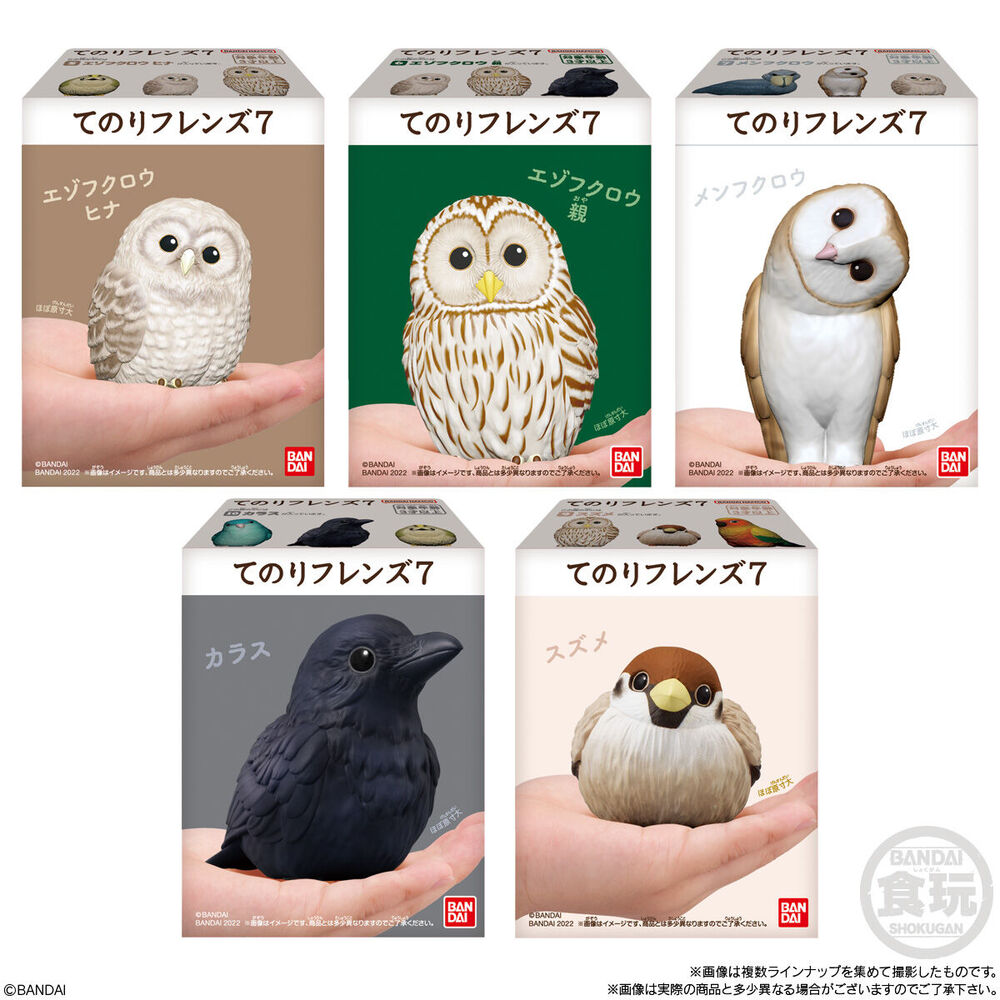 Tenori Freunde Vögel Figuren 6cm Sortiert