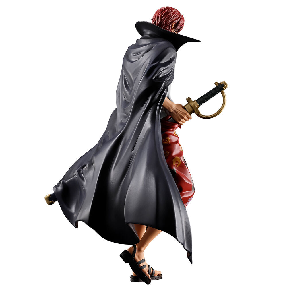 Figura Ichibansho Shanks Piratas do Ruivo One Piece 21cm