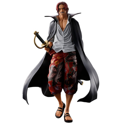 Figura Ichibansho Shanks Piratas do Ruivo One Piece 21cm