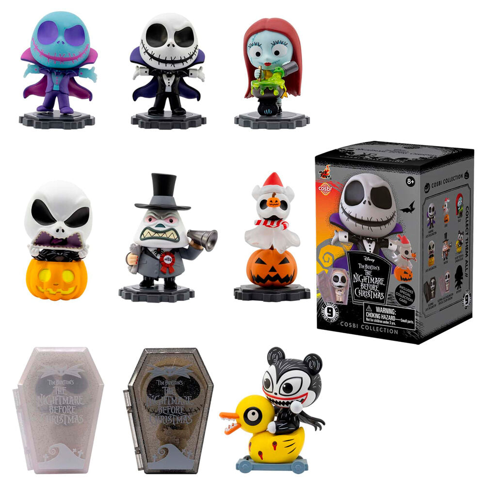 cosbi nightmare before christmas surprise figure disney assorted