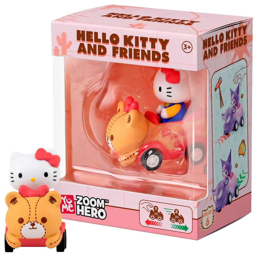 Figuras da Série 1 Zoom Hero Hello Kitty e Amigos sortidas