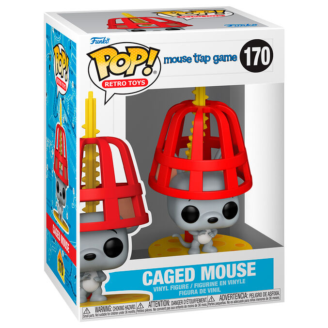 mouse trap game pop figure  caged mouse