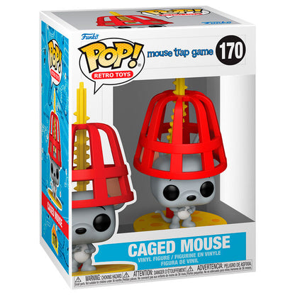 mouse trap game pop figure  caged mouse