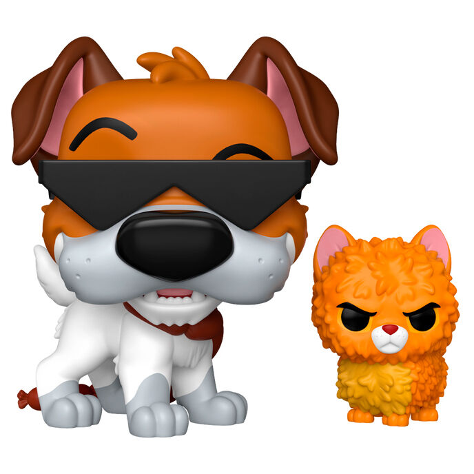 Figura POP Disney Oliver & Company Dodger con Oliver 5  1 Chase
