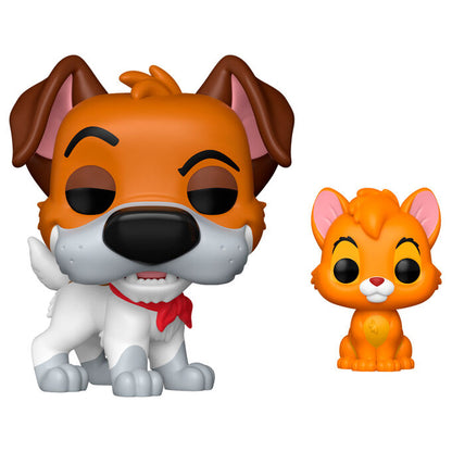 Figura POP Disney Oliver & Company Dodger con Oliver 5  1 Chase