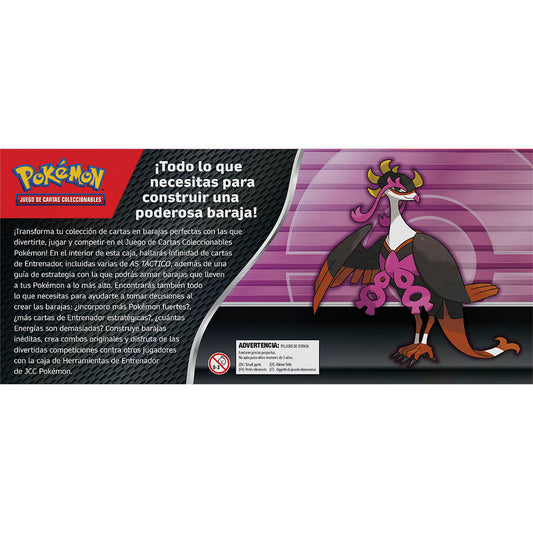 Estojo para Kit de Ferramentas de Treinador do Jogo de Cartas Colecionáveis ​​Pokémon (Espanhol)