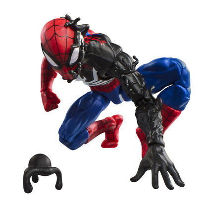 Figura de Spiderman con traje alienígena de Secret Wars serie Marvel Legends 15 cm